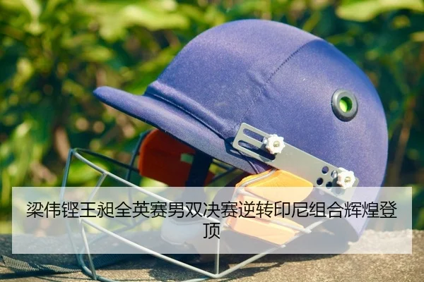 梁伟铿王昶全英赛男双决赛逆转印尼组合辉煌登顶